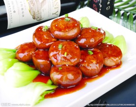 驴肉酿香菇