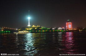 武汉长江大桥夜景