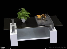 3D茶几模型