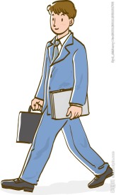 职业男士矢量人物