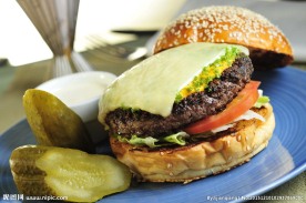 牛肉汉堡包图片