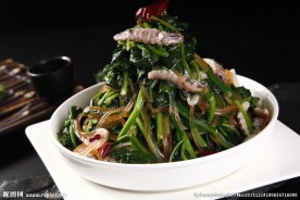 菠菜虾爬肉