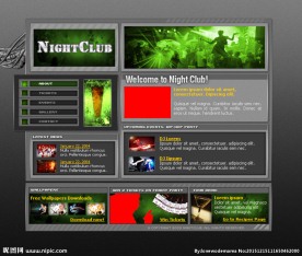 国外娱乐酒吧网站网页设计