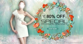 时尚美女海报设计