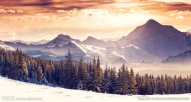 雪山美景