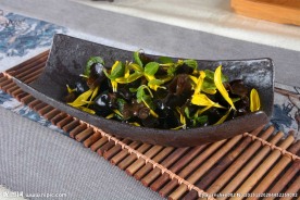 菊花拌木耳