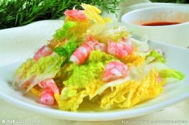 虾干拌白菜