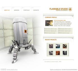 外国科技电子设计创意类网页