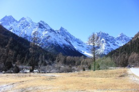 毕棚沟雪山