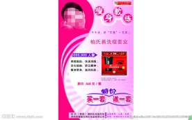 瘦身海报