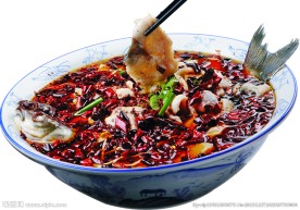 堂倌大盆沸腾鱼