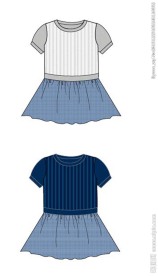 蓝色裙子