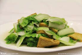 小白菜烧豆腐