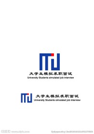 大学生模拟求职面试标志