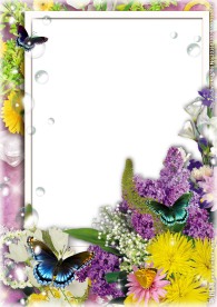 高清鲜花相框装饰框架