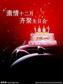 生日会海报