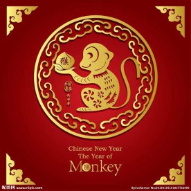 春节金猴图标