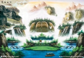 山水油画
