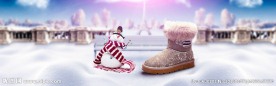 雪地靴合成淘宝banner