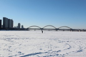 松花江雪景