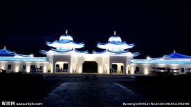 中都草原度假村夜景