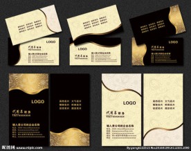 金色名片