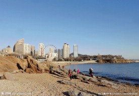 大连星海公园海滨风光