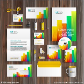 彩色清新VI设计模板