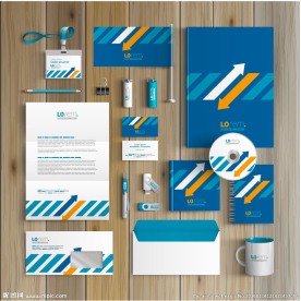 蓝色大气VI设计模板