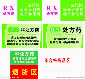 药房 药店 区位牌