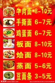 牛肉面 面食