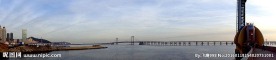 大连星海湾广场海滨风光全景图