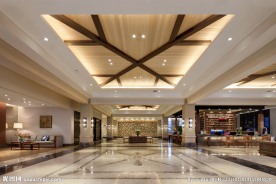 主题精品酒店设大堂吧休息区设计