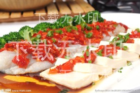 剁椒蒸深海银鳕鱼