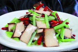 香芹炒豆干