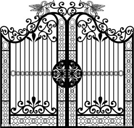 欧式铁艺门