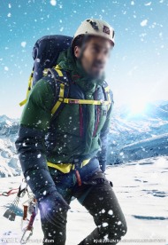 探路户外运动服装区形象海报图片