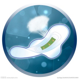 博真月如意卫生巾透气图