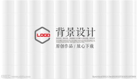 简洁正方形背景设计