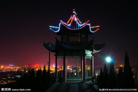 青龙山夜景