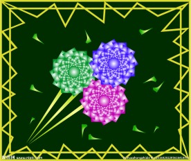 矢量花纹