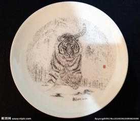 刻瓷艺术  刻瓷作品