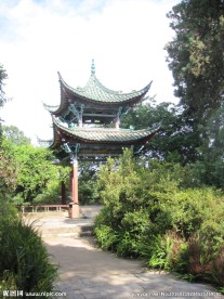 云南石林小亭