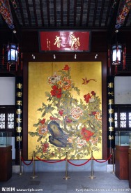 李白纪念馆中堂浮雕