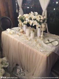婚礼现场花艺