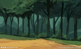 森林战斗场景