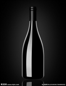 宽红酒瓶