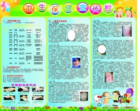卫生保健宣传栏