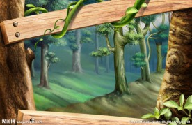 木头栅栏免费下载 背景 动漫