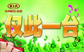 起亚车顶牌